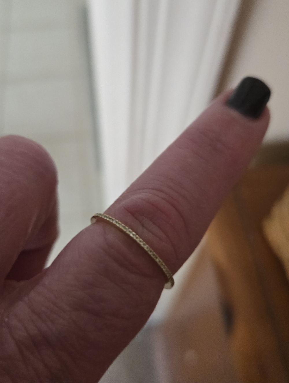 Ella Stein Sterling Silver Eternity Stackable Ring - Waterproof Diamonds